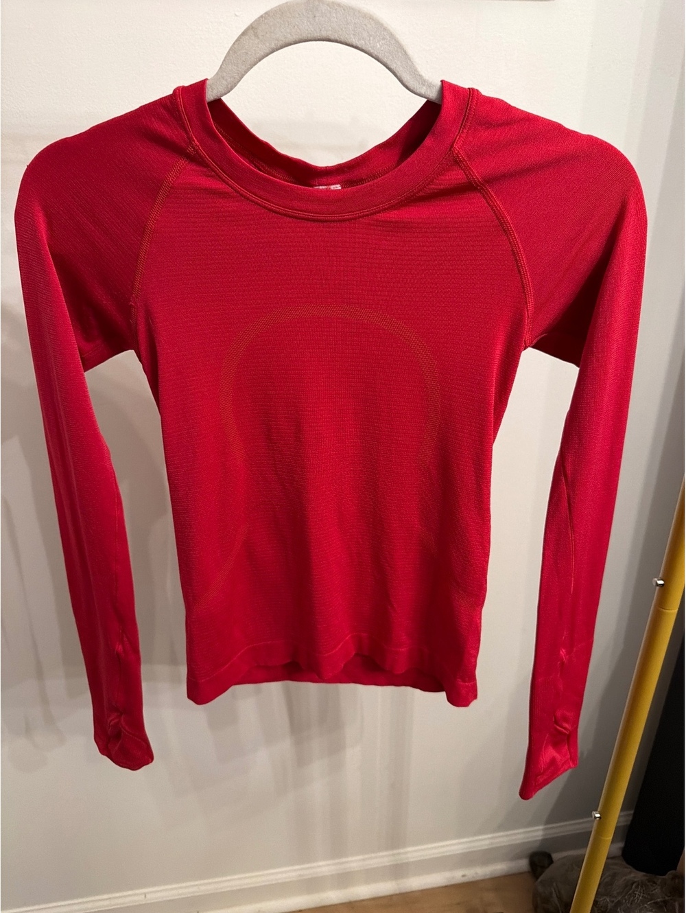 Lululemon Red Long Sleeve Athletic Shirt Size 2